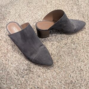 American Eagle Outfitters Charcoal Mules